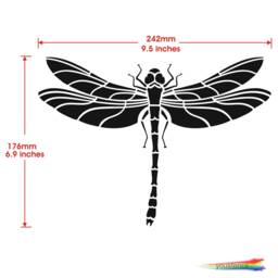 Dragonfly Stencil For Walls, Art & Furniture. St9 - thumbnail 2