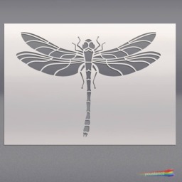 Dragonfly Stencil For Walls, Art & Furniture. St9 - thumbnail 3