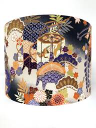 Japanese Birdcage Lampshade Floral Oriental Lamp Shade