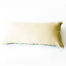 Chevron Emerald Green Lumbar Toss Pillow - thumbnail 2