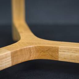 Tripod Stool in Oak - Triangular Seat - thumbnail 2