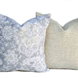 One High Quality Magnolia Home Pillow Cover, Tan Pillow, Decorative Throw Pillow, Grey Accent Throw Pillow - thumbnail 3