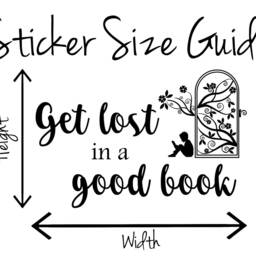 Get Lost in A Good Book Quote, Vinyl Wall Art Sticker, Decal. Home, Decor. Children's Bedroom, Playroom, Secret Garden Door, Reading - thumbnail 3