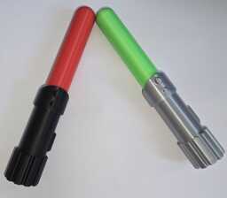 Mini Lightsaber Baby Rattle - Safe & Fun Toy For Your Little One - thumbnail 1