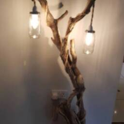 Driftwood Floor Lamp - thumbnail 4