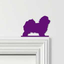 Door Topper Havanese Dog Various Colours Top Of Decorative Sign - Sign, Novelty Wall Decor, Frame Art, Art - thumbnail 4