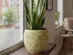 Nikai Ochre Yellow Ceramic Plant Pot - Multiple Sizes