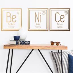 Periodic Table Decal Wall - Chemistry Art, Be Nice Decal, Teacher Classroom Decor, Quote, Quote Sticker - thumbnail 3