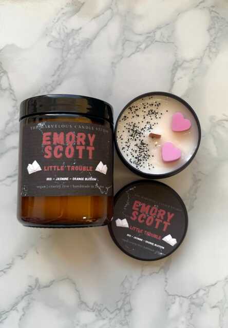 Emory Scott Candle - Nightfall Penelope Douglas Fanart The Cowgirls Devils Night Merch Booktok Dark Romance Gift - image 1