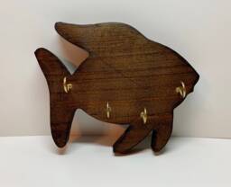 Fish Key Holder Made Of Wood Wooden