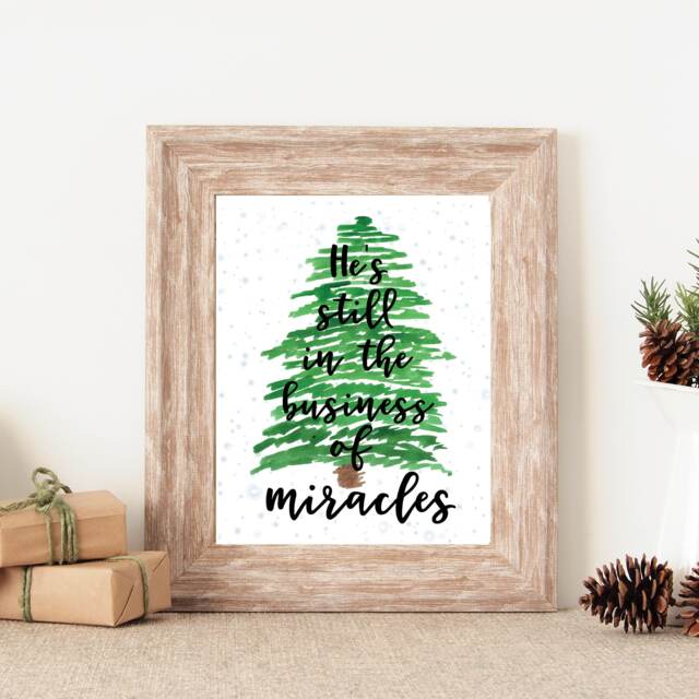 Christian Christmas Decor, Wall Art, Religious Sign, Holiday Decor - image 1