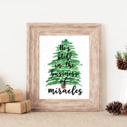 Christian Christmas Decor, Wall Art, Religious Sign, Holiday Decor - thumbnail 1