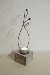 Trad Figure - Reclaimed Wood Tealight Holder - thumbnail 1