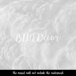 Cloudy Sky Wall Mural, Clouds, Sky, Watercolor, Peel & Stick, Removable Wallpaper, Repositionable, Self Adhesive, Covering, Mural #38 - thumbnail 3