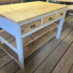 Large Farmhouse Kitchen Island - thumbnail 3