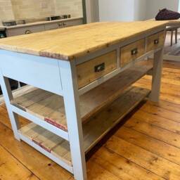Large Farmhouse Kitchen Island - thumbnail 2
