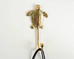 Unique Sea Turtle Bronze Hook, 6.3 - thumbnail 1