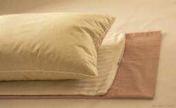 "Down Travel Pillow Set - Mauve - 12""x16" - thumbnail 1