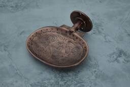Copper Engraved Soap Dish, Wall Holder, Handmade Dish