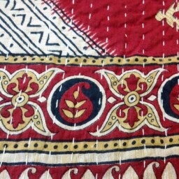 Handmade Kantha Quilt Indian Cotton Bedspread Bedding , Throw - thumbnail 4