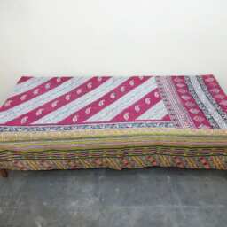 Handmade Kantha Quilt Indian Cotton Bedspread Bedding , Throw - thumbnail 3