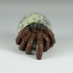 Bronze Hermit Crab Figurine - Sea Animal Sculpture, Yolk Art - thumbnail 3