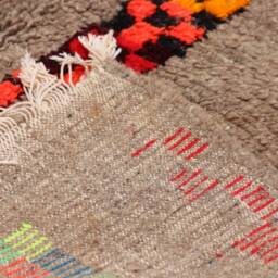Handmade Wool Berber Rug Colorful Moroccan Living Room Carpet - thumbnail 4