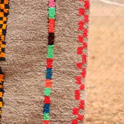 Handmade Wool Berber Rug Colorful Moroccan Living Room Carpet - thumbnail 2