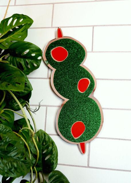 Olives On A Stick Glitter Mirror - image 1