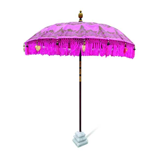 Bali Parasol Base Small Terrazzo Grey, 18Kg Garden Stand - image 1