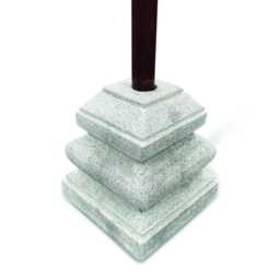 Bali Parasol Base Small Terrazzo Grey, 18Kg Garden Stand - thumbnail 2