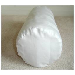"White Stripes Bolster Pillow Cylinder Cover Only 230 Thread Count Cotton Sateen Cushion Sham Case 4"" 6"" 8"" 9"" 10"" 12" - thumbnail 4