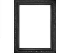 Ornate Shabby Chic Picture Photo Poster Frame -Black Antique Vintage Style - thumbnail 1
