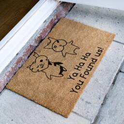 Ya Haha You Found Us Doormat - Zelda Breath Of The Wild Korok Seeds Hestu Nintendo Gift Forest - thumbnail 2