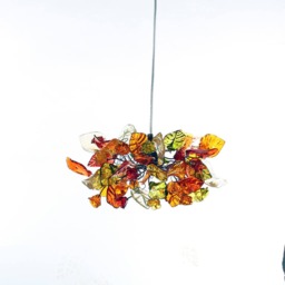 Ceiling Pendant Light With Warm Color Flowers & Leaves For Living Rooms, Kitchen Island, Bedroom - thumbnail 2