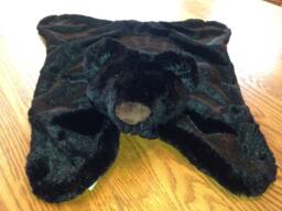 Minky Animal Security Blanket Toy, Sculptured Plush Buddy