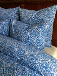 Twin Duvet Cover/Blue Duvet/ Dorm Bedding/ Comforter Covers/ Handblock Printed/ Indian Cover Twin/ Teen Boy Bedding - thumbnail 1