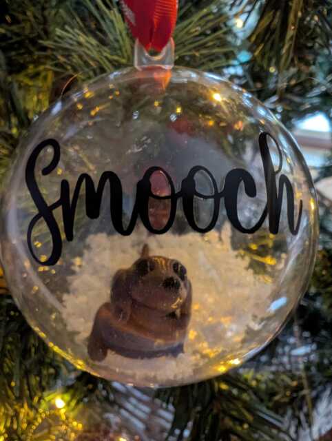 Dachshund Personalised Bauble, Christmas Decoration, Dog Lover Gift, Owner - image 1