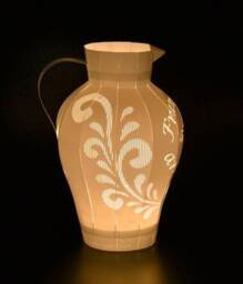 Bembel Light, Frankfurt Apple Wine Lantern, Ebbelwoi Original Gift From Frankfurt, Excl. Glass - thumbnail 1