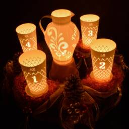 Bembel Light, Frankfurt Apple Wine Lantern, Ebbelwoi Original Gift From Frankfurt, Excl. Glass - thumbnail 3