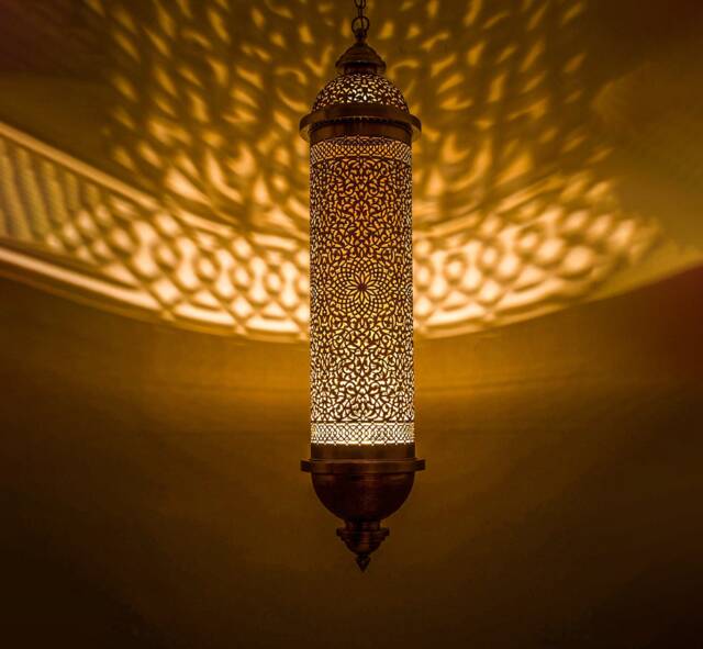 Long Pendant Light, Handmade Moroccan Light, Hanging Lamp , Lampshades Lighting, New Home Decor Ceiling Shade - image 1