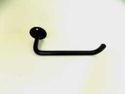 Toilet Roll Holderwrought Iron - Forge Steel Hand Crafted .left Side + Free Fitting Kit