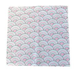 Half Moon Dots Baby Lovey Blanket - Cotton Flannel Security Blanket, Minky Fabric - thumbnail 2