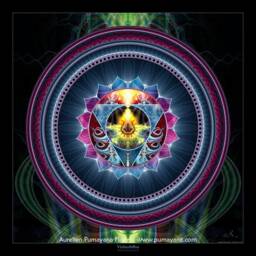 Throat Chakra Tapestry Vishuddha Spiritual Wall Hanging