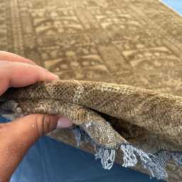 Handmade Olive Green Runner Rug 3x10, Muted Wool Ensi Hallway Khaki Brown Tribal Runner, Long Entryway Welcome Entrance - thumbnail 4