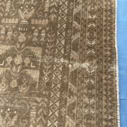 Handmade Olive Green Runner Rug 3x10, Muted Wool Ensi Hallway Khaki Brown Tribal Runner, Long Entryway Welcome Entrance - thumbnail 3