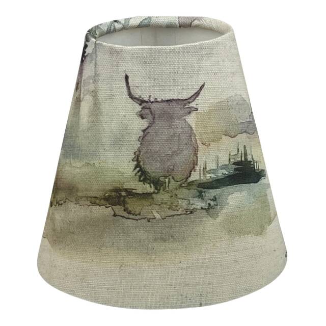 Candle Clip Lampshade, Handmade Lampshades, Table Country Wall Lamp Shade, On Lampshade - image 1