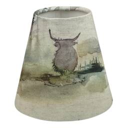 Candle Clip Lampshade, Handmade Lampshades, Table Country Wall Lamp Shade, On Lampshade - thumbnail 1