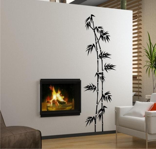 Tall Bamboo Wall Decal - Vinyl Stickers Art Custom Home Decor - image 1