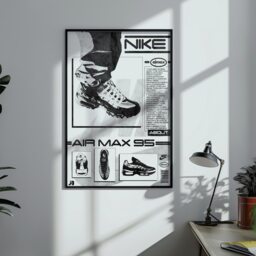 Nike Shoe Triplet Collection - X3 Poster Prints Air Max 95, Tn, Shox High Quality, Various Sizes & Finishes Available A5 A4 A3 A2 - thumbnail 3